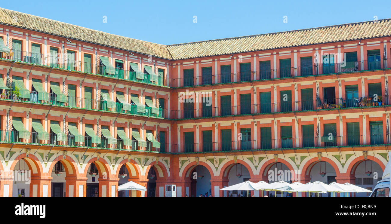 Plaza de la Corredera à partir de l'année 1683 à Cordoue, Espagne Banque D'Images