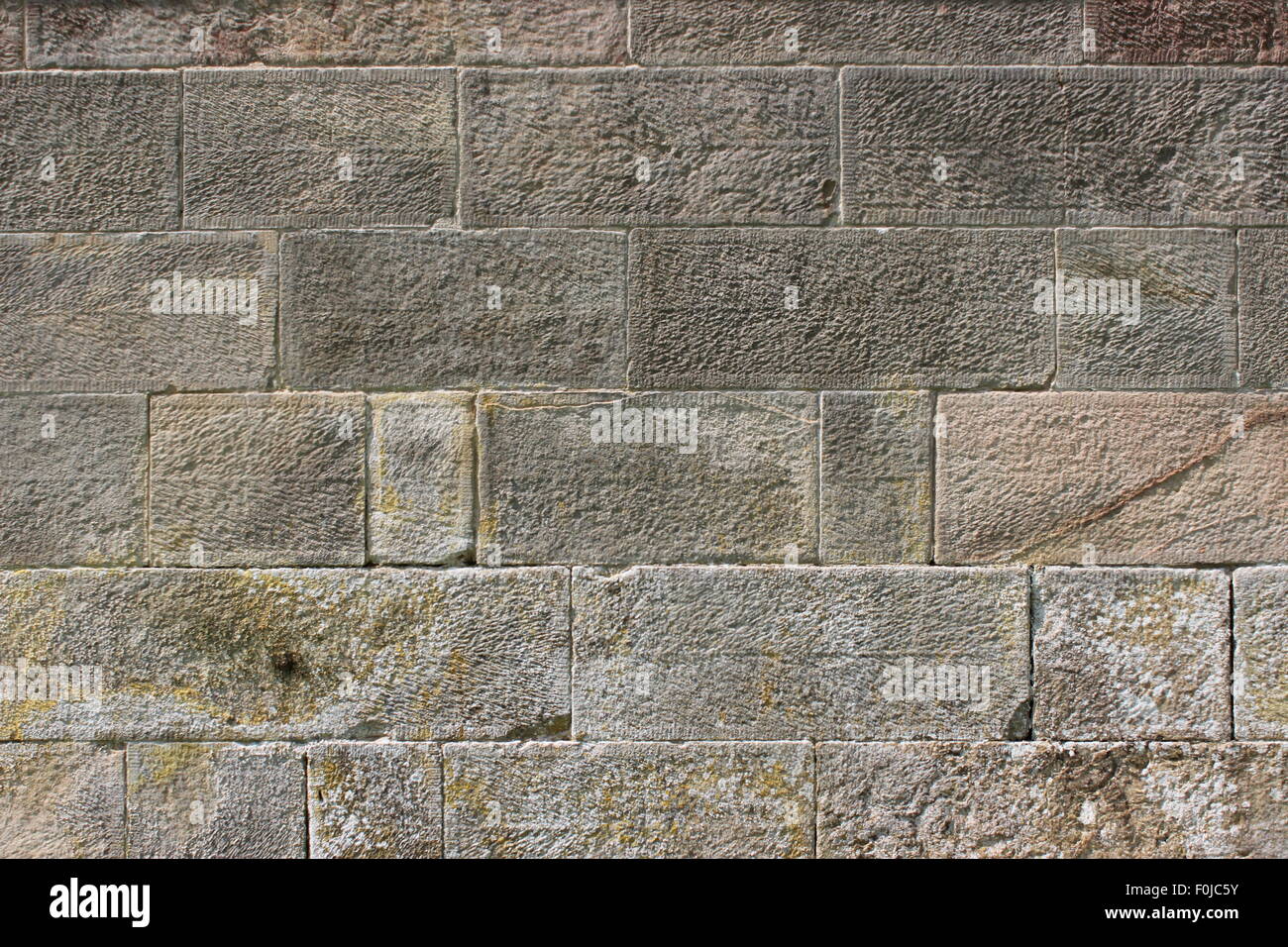 Mur de château à Sun Banque D'Images