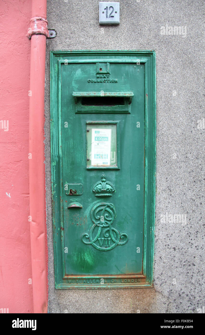 Edward VII Postbox à Skibbereen en Irlande Banque D'Images