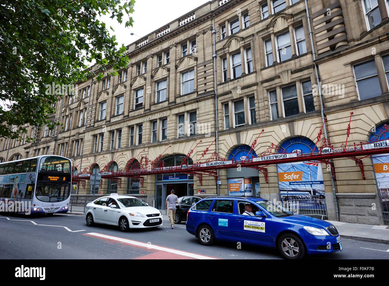 La gare Victoria de Manchester England UK Banque D'Images