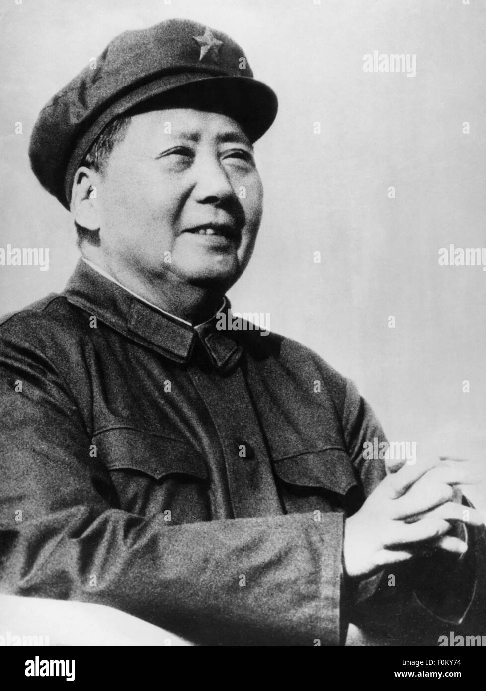 Mao Zedong, 26.12.1893 - 9.9.1976, politicien chinois, demi-longueur, vers 1967, Banque D'Images