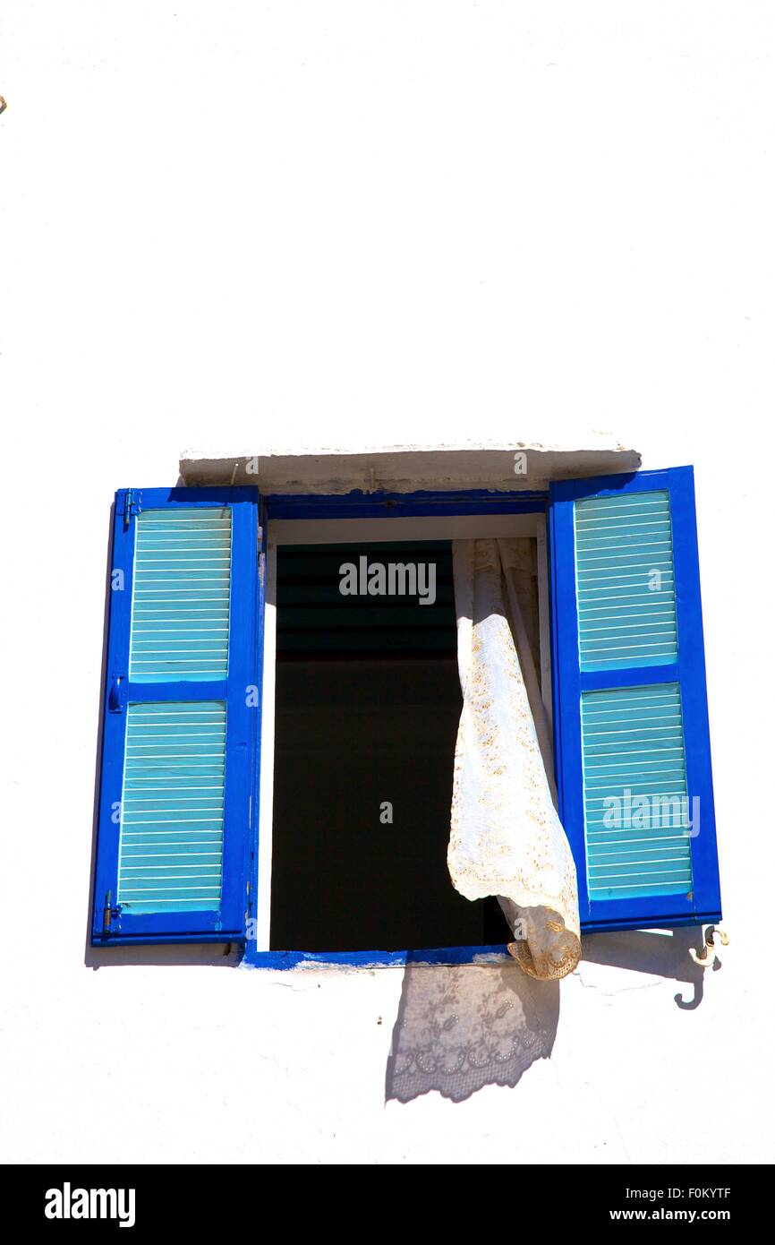 L'architecture coloniale, Tanger, Maroc, Afrique du Nord Banque D'Images