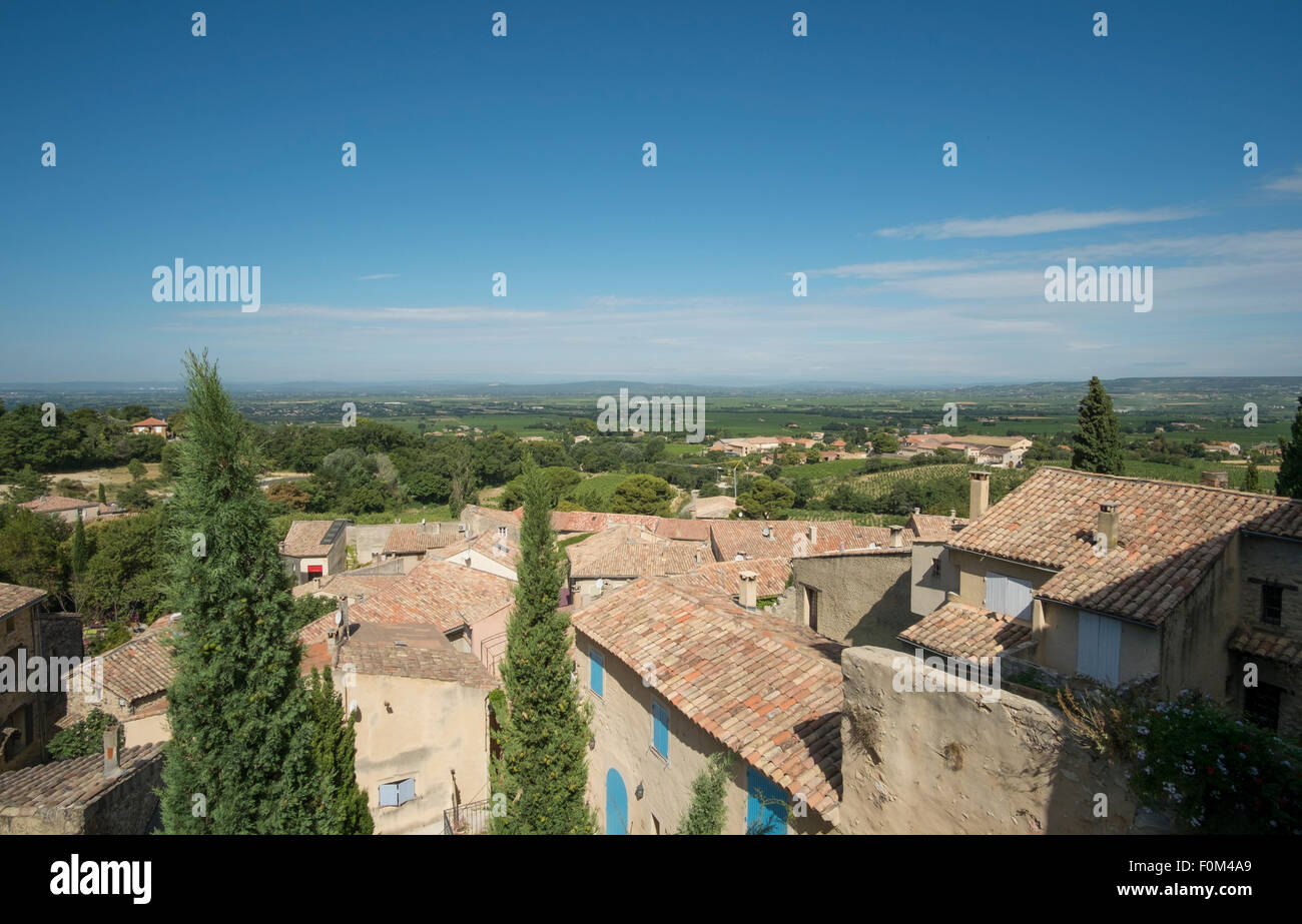 Gigondas village, Provence Alpes Cote d'Azur, France Banque D'Images