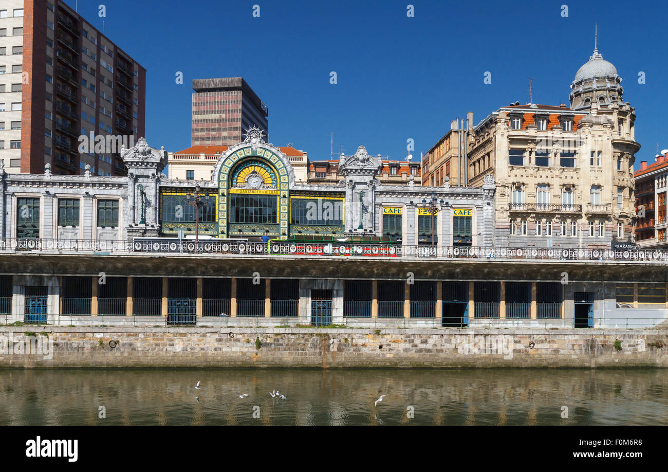 Vue sur la ville. Bilbao. Gascogne, Espagne, Europe Banque D'Images