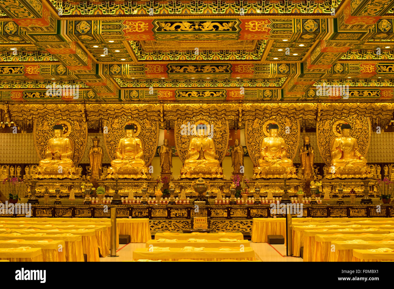Monastère Po Lin, Lantau Island, Hong Kong Banque D'Images