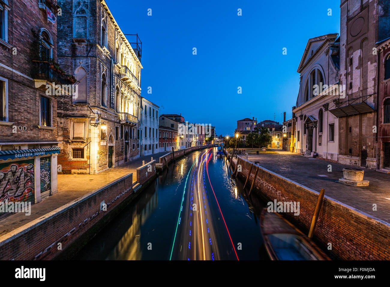 Venezia / Rio S. Trovàso / Venise Banque D'Images