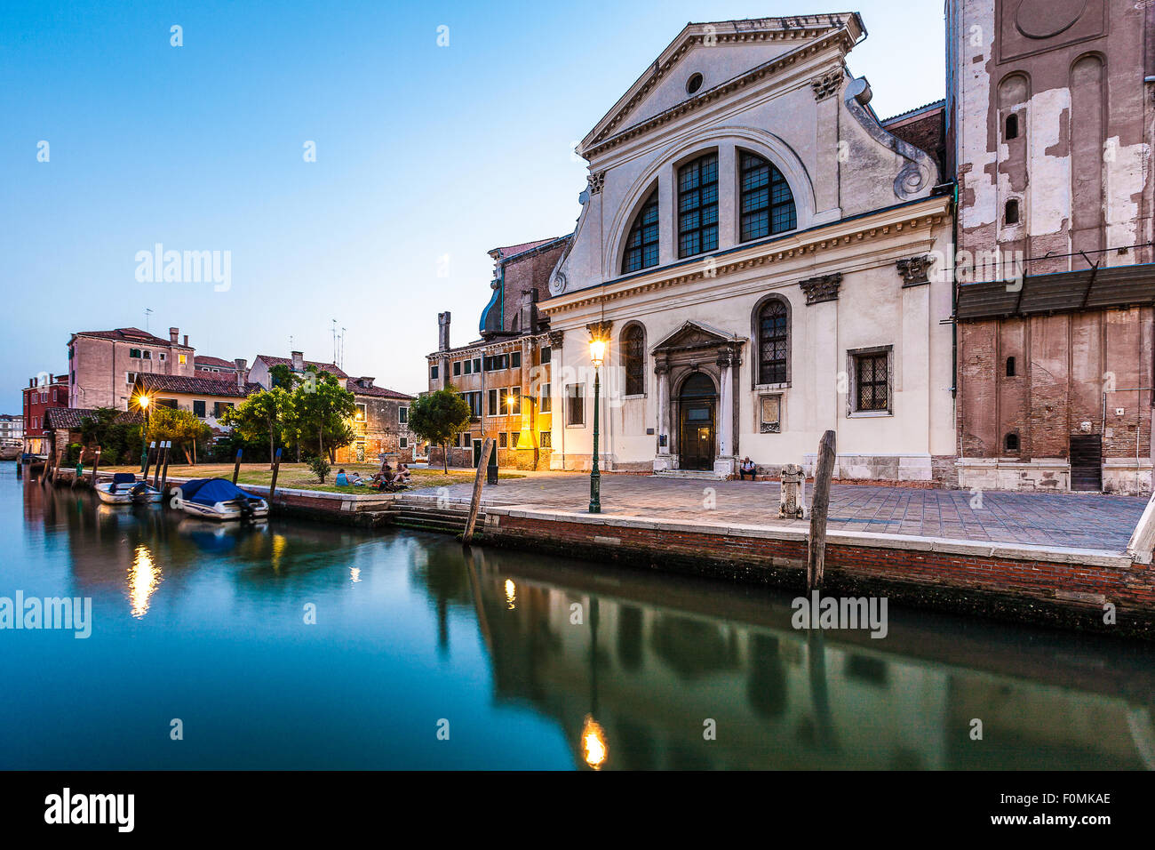 / Venise l'église de S. Trovàso Banque D'Images