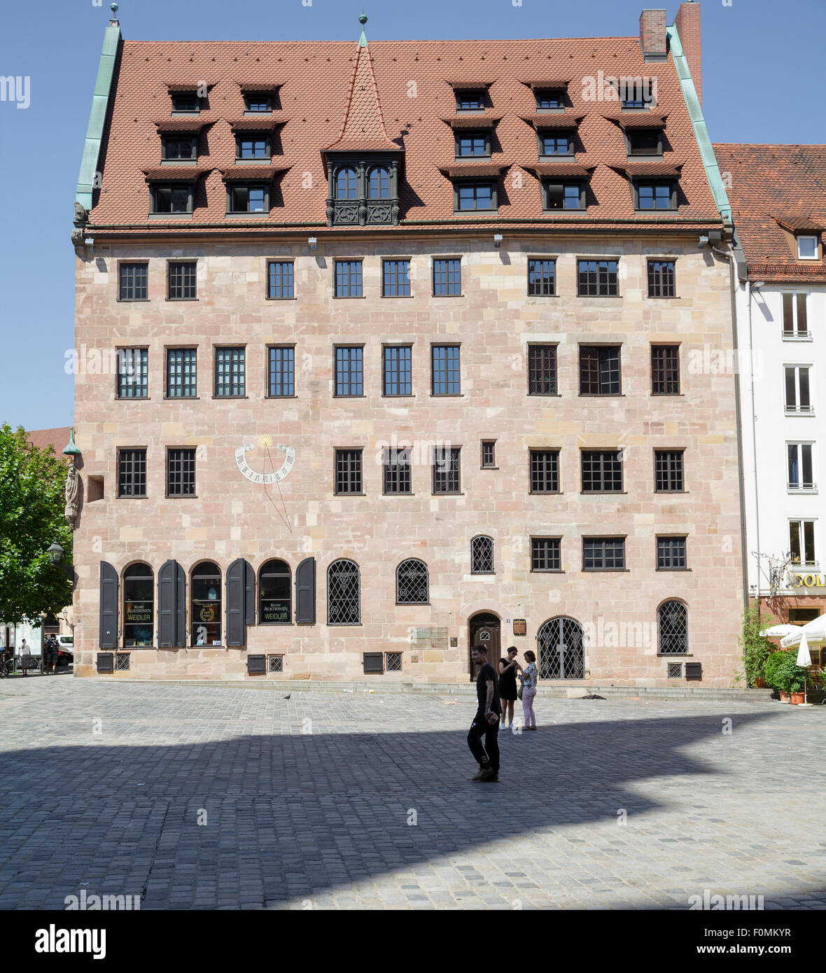 Schürstabhaus, Nuremberg, Bavière, Allemagne Banque D'Images