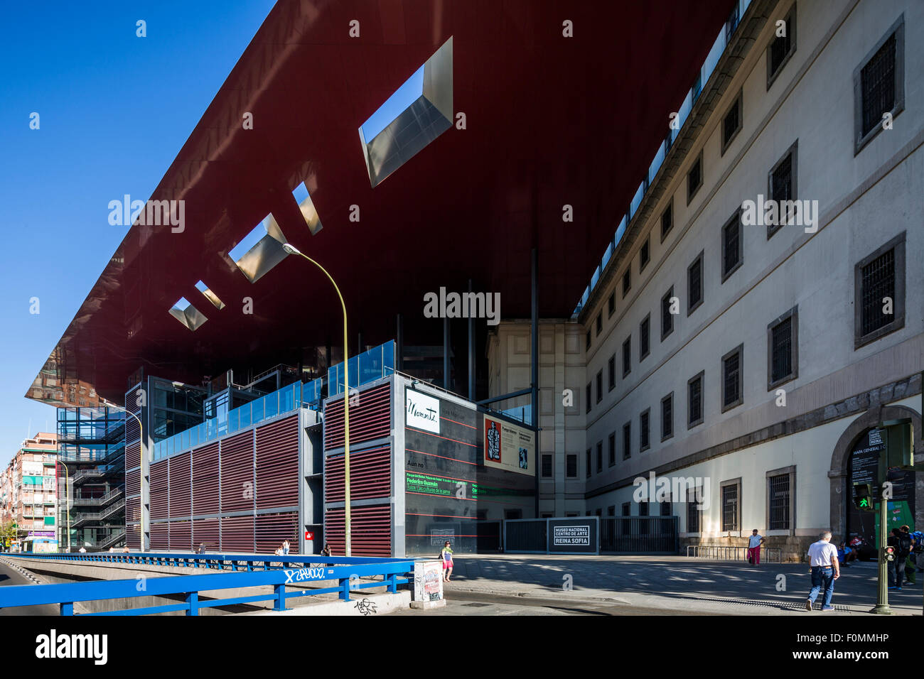 Jean Nouvel extension, Museo Nacional Centro de Arte Reina Sofía, Madrid, Espagne Banque D'Images