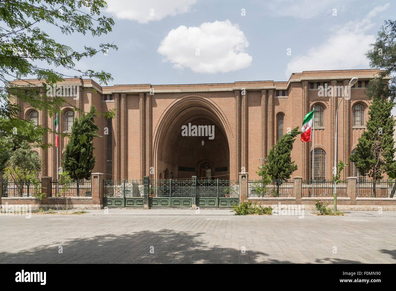 L'Iran Bastan building, Musée National d'Iran, Téhéran, Iran Banque D'Images