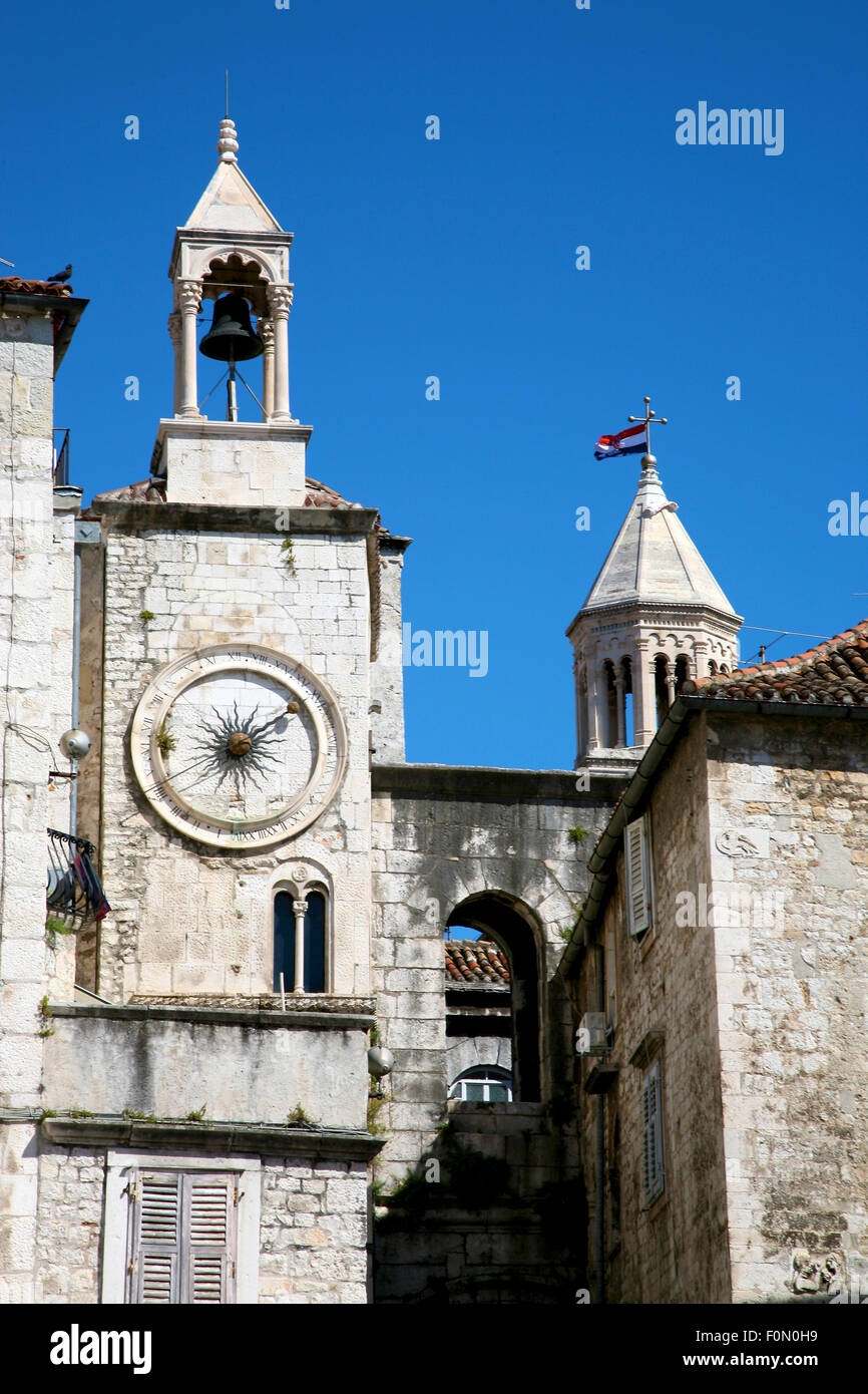 Le village de Motovun en Croatie Banque D'Images