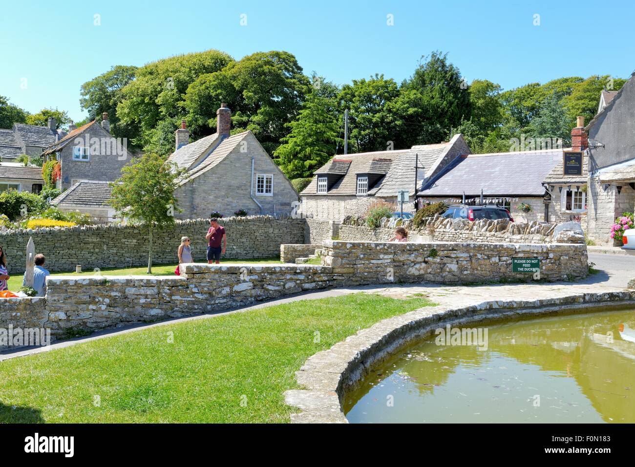 Worth Matravers Dorset Purbeck village UK Banque D'Images