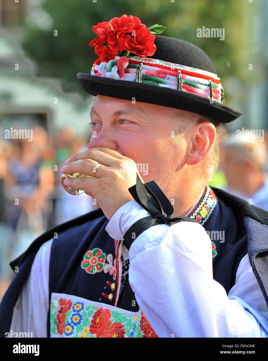 Slovacky festival folklorique de Corée, Michal Hasek Banque D'Images