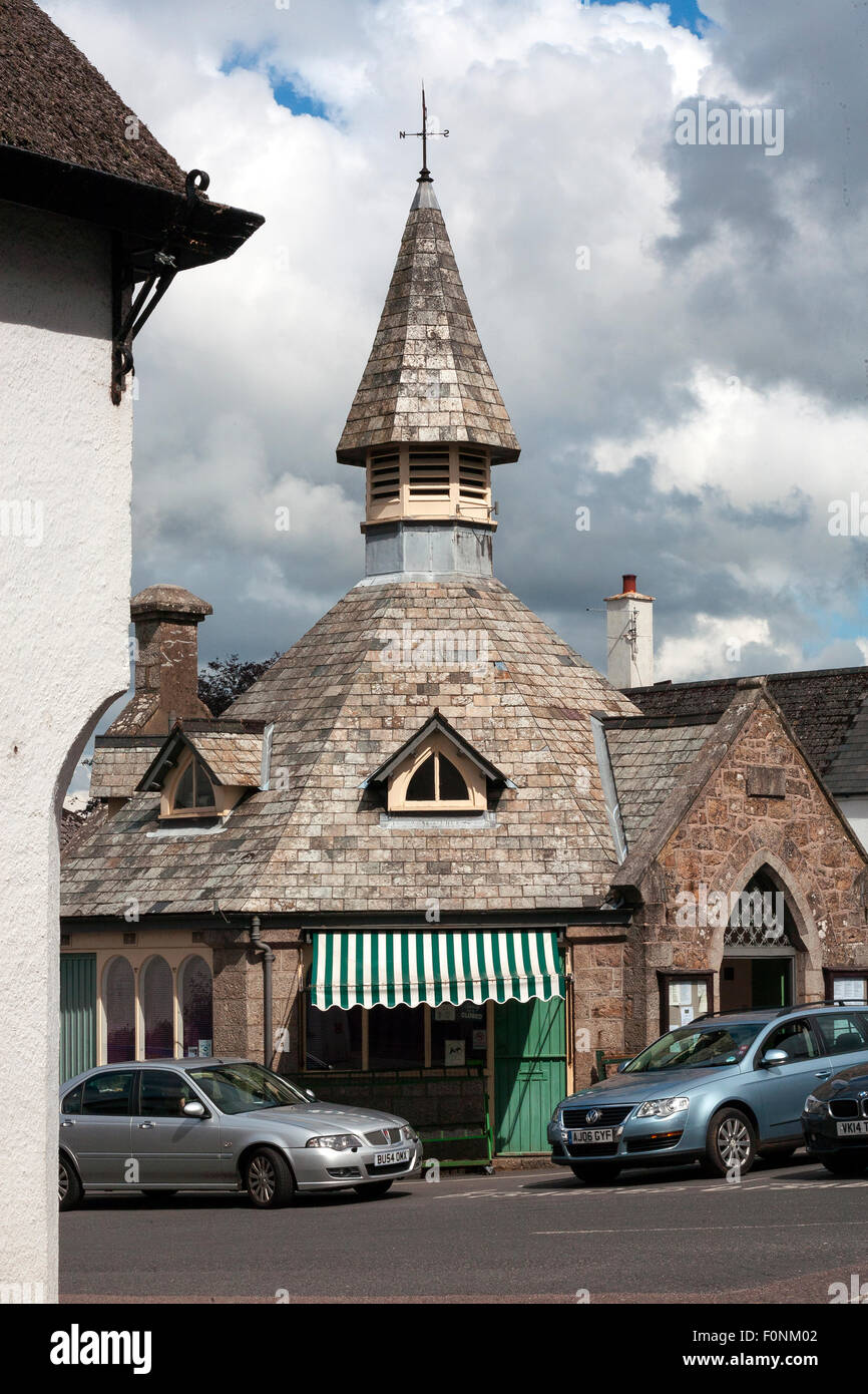 Chagford square,ville de chagford devon,,parc national de Dartmoor, Banque D'Images