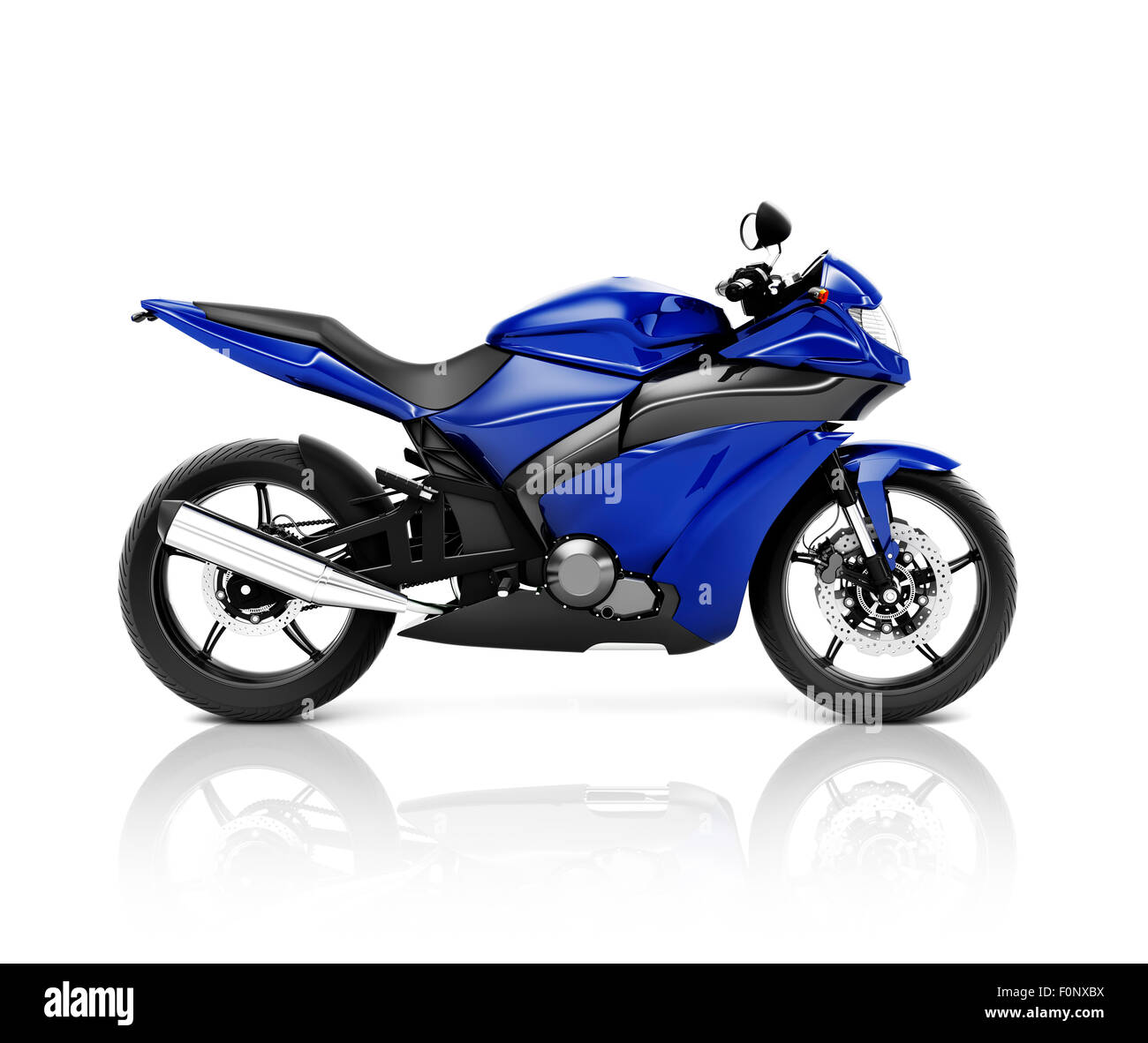 Concept de véhicule Moto Moto Brandless Banque D'Images
