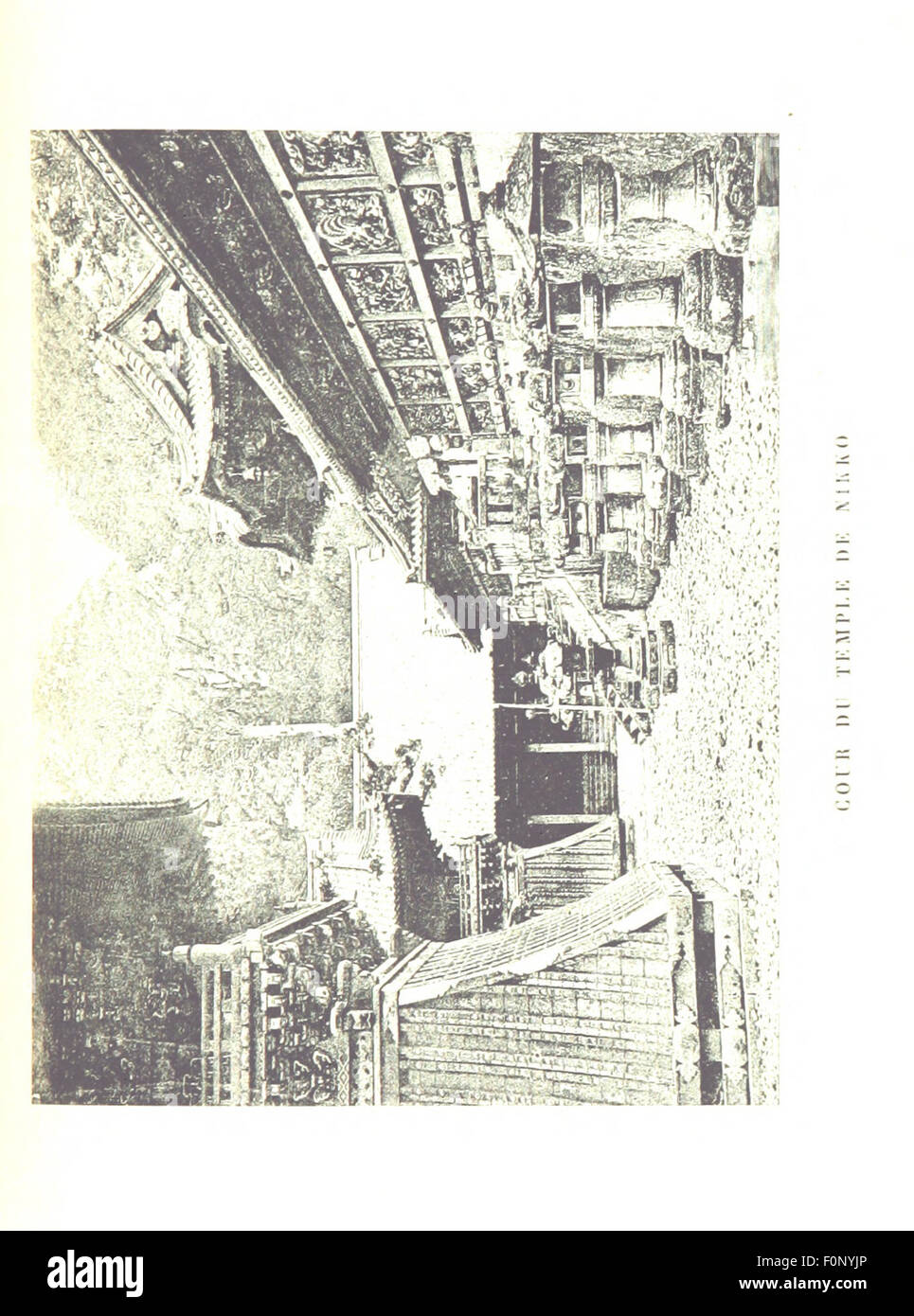La page 111 de 'le Japon moderne' présente 35 gravures qui illustrent la modernisation rapide du Japon à la fin du XIXe siècle, mettant en valeur la transformation de ses villes, de sa culture et de sa technologie. Banque D'Images