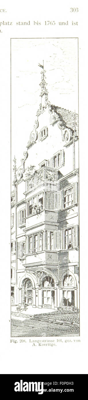 Strassburg und seine Bauten. Herausgegeben vom Architekten- und für Ingenieur-Verein Elsass-Lothringen. 655 Abbildungen mit en texte, etc. Image prise à partir de la page 341 de "trassburg und seine Bauten Banque D'Images