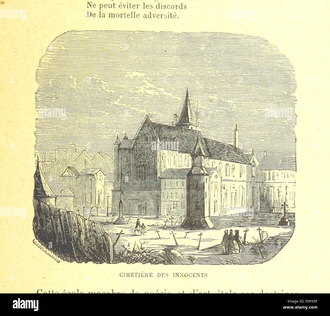 Image tirée de la page 63 de 'la Citeï a' travers les âges', représentant la progression historique de la ville de Paris à travers 64 illustrations d'E. Coppin, illustrant ses moments clés et ses monuments au fil des âges. Banque D'Images