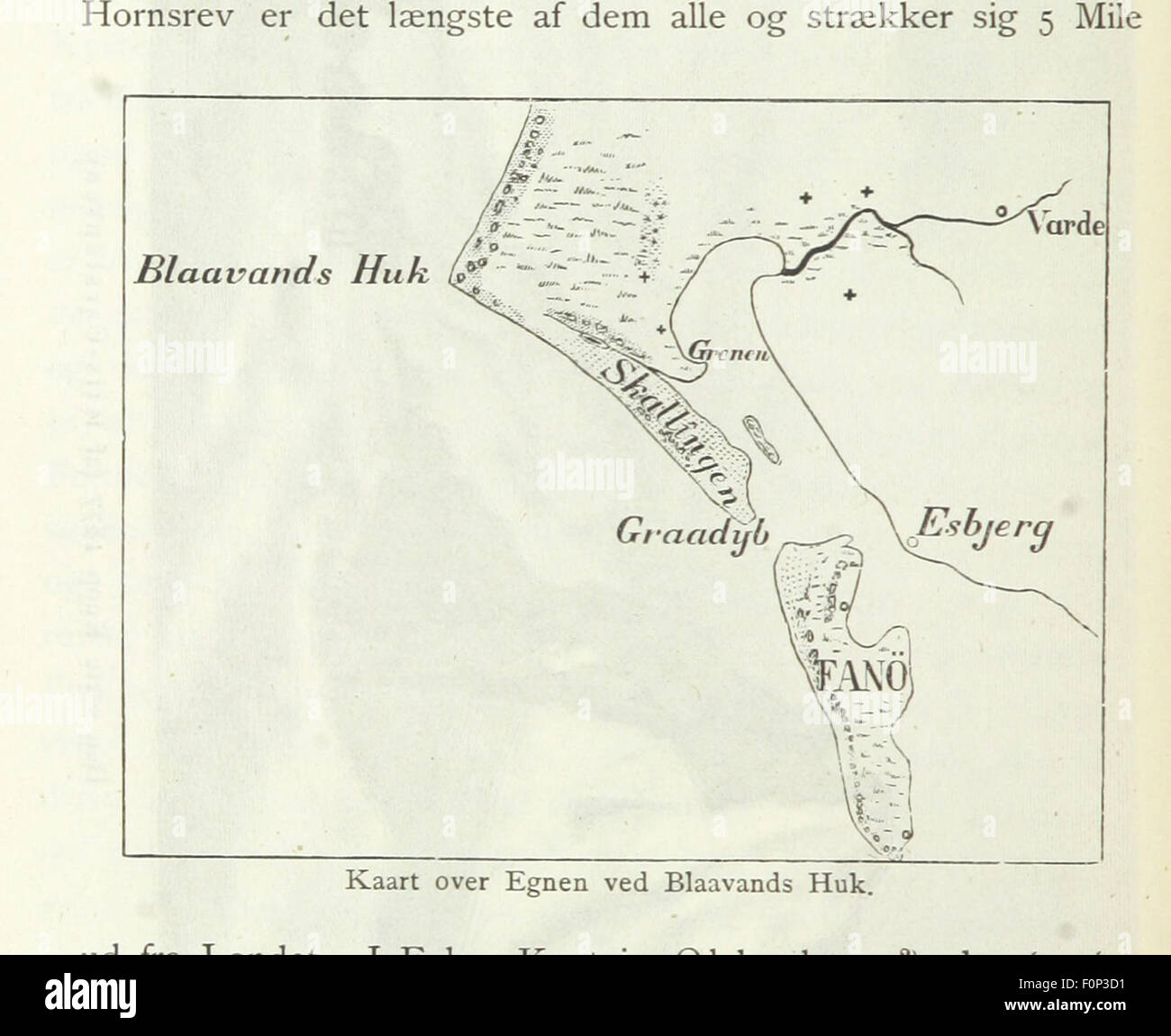 Image de la page 72 de 'Jylland, Studier og Skildringer til Danmarks Geografi', un livre sur la géographie du Jutland, Danemark, incluant des cartes et des illustrations. L'ouvrage met en évidence la topographie, les caractéristiques naturelles et le contexte historique de la région. Banque D'Images