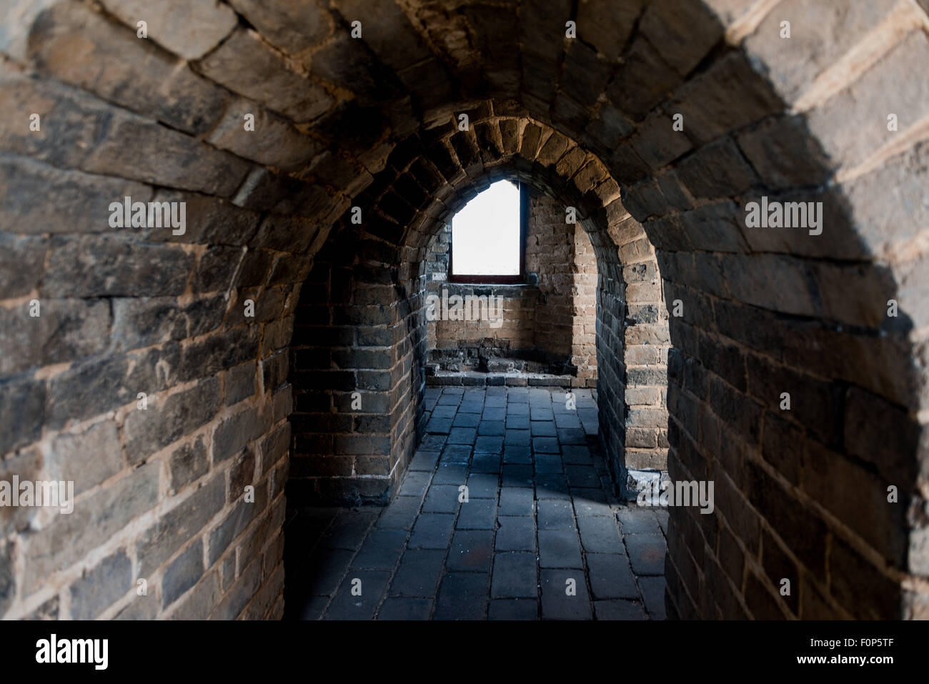 La Grande Muraille à Jinshanling en Chine Banque D'Images