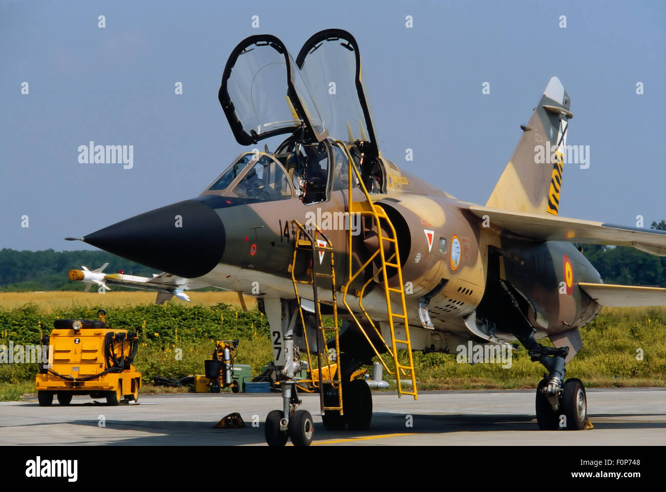 L'Armée de l'air espagnole, les avions de chasse Mirage F 1 Banque D'Images