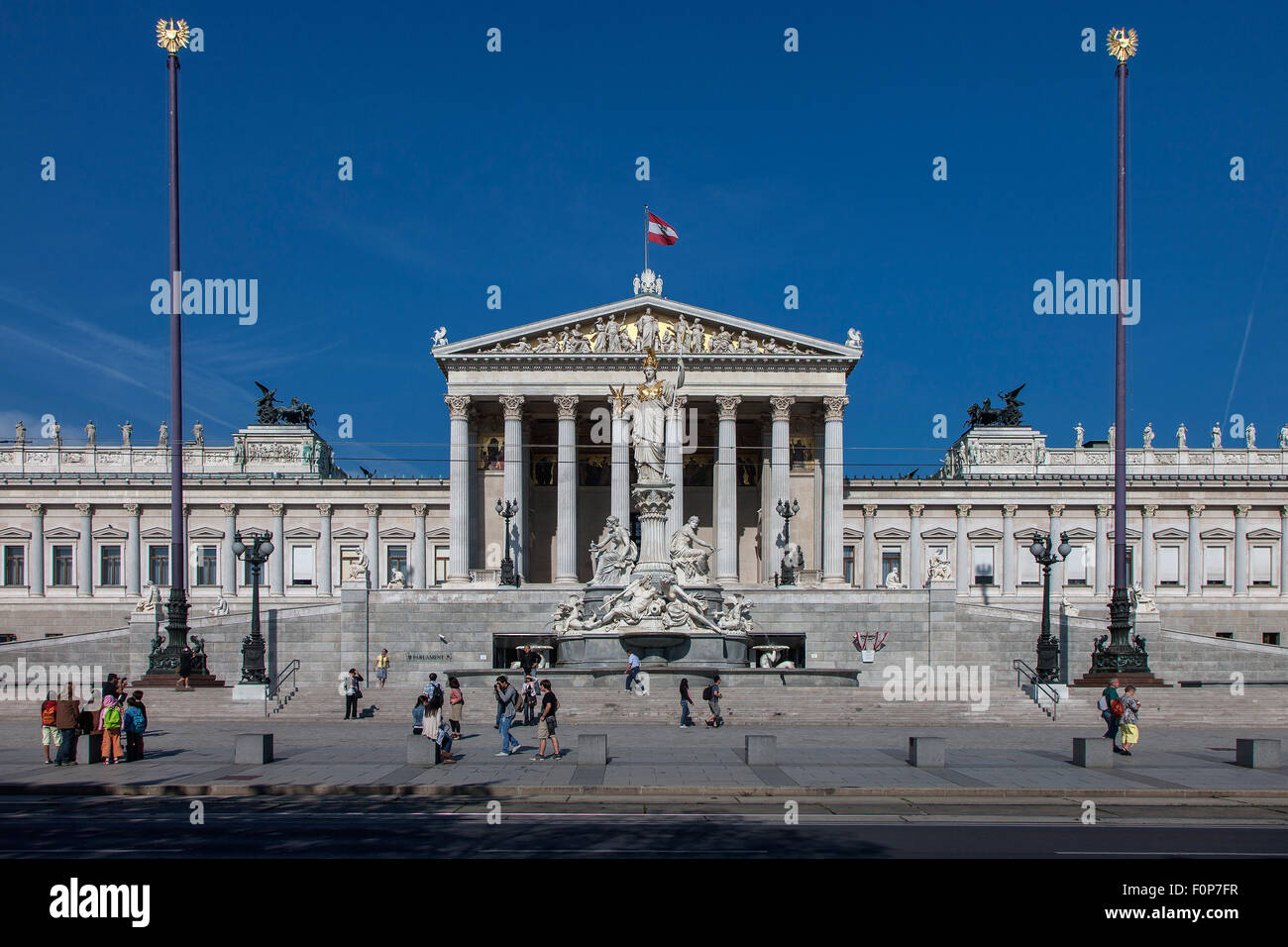 Bâtiment du Parlement européen à Vienne, Autriche, Europe Banque D'Images