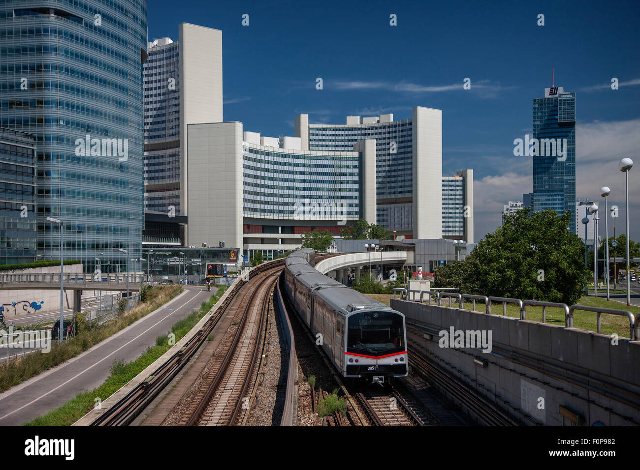 Centre International de Vienne (CIV), UNO City Autriche Banque D'Images