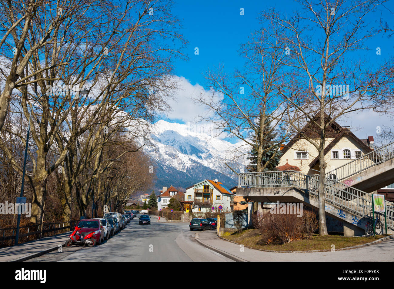 Quartier Wilten, Innsbruck, vallée de l'Inn, Tyrol, Autriche Banque D'Images