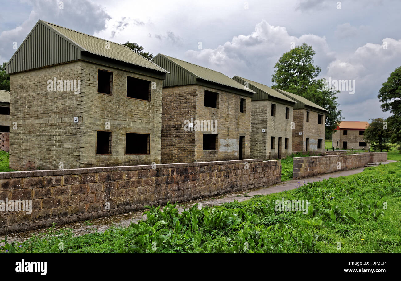 'La nouvelle' construit à Imber village plaine de Salisbury Banque D'Images