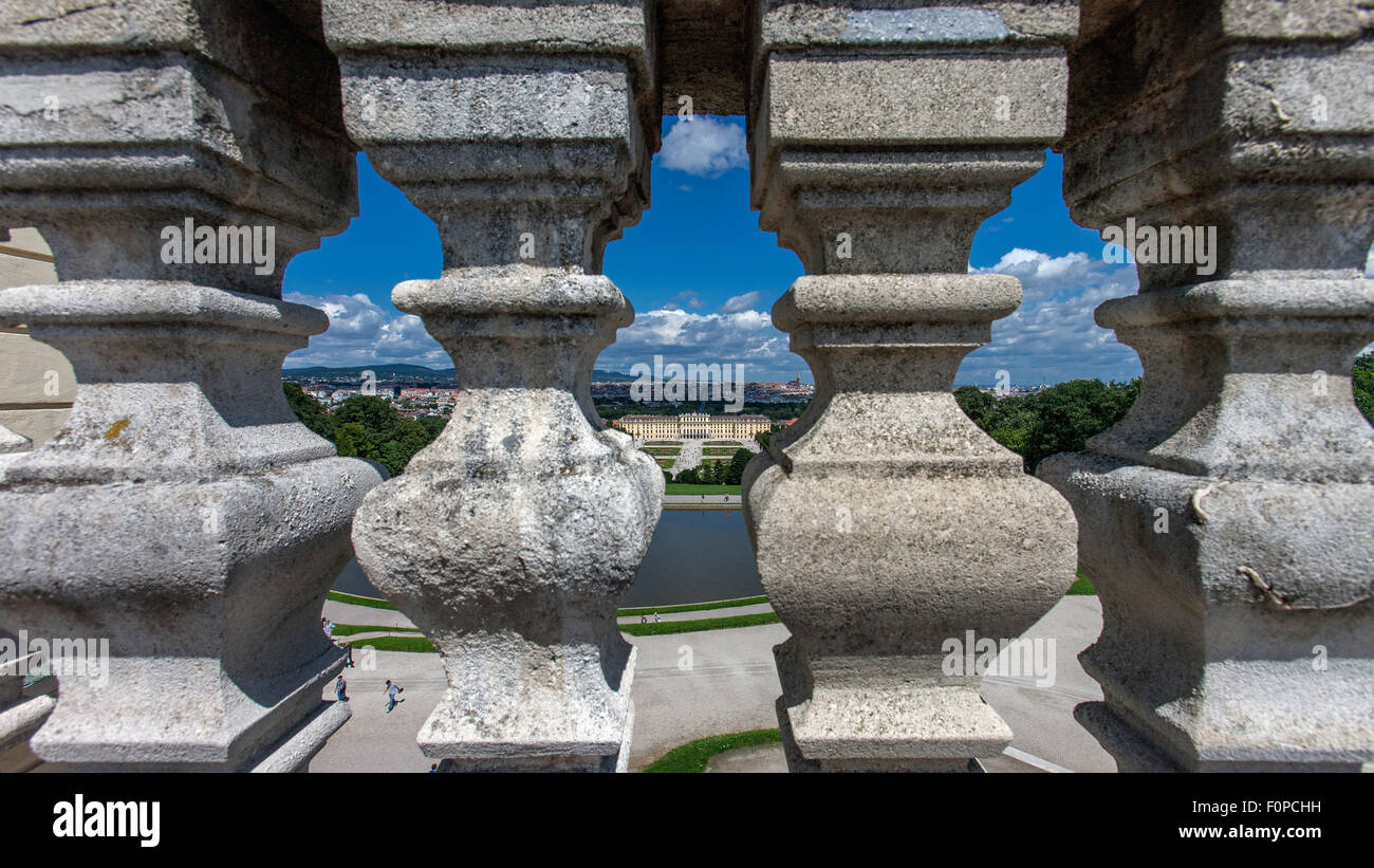 Chapelle du château des capacités dans les jardins du palais Schloss Schönbrunn, Site du patrimoine mondial de l'UNESCO, Vienne, Autriche, Europe Banque D'Images