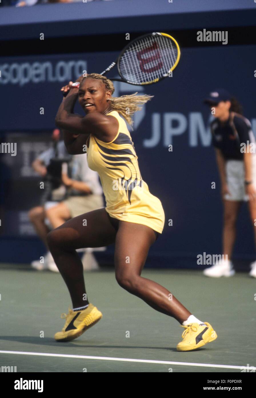 SERENA WILLIAMS à l'US Open 2001, l'USTA National Tennis Center New York  Queens.k22803ar. © Andrea Renault/monde/Photos/Zuma Zuma sur le fil  conducteur/Alamy Live News Photo Stock - Alamy