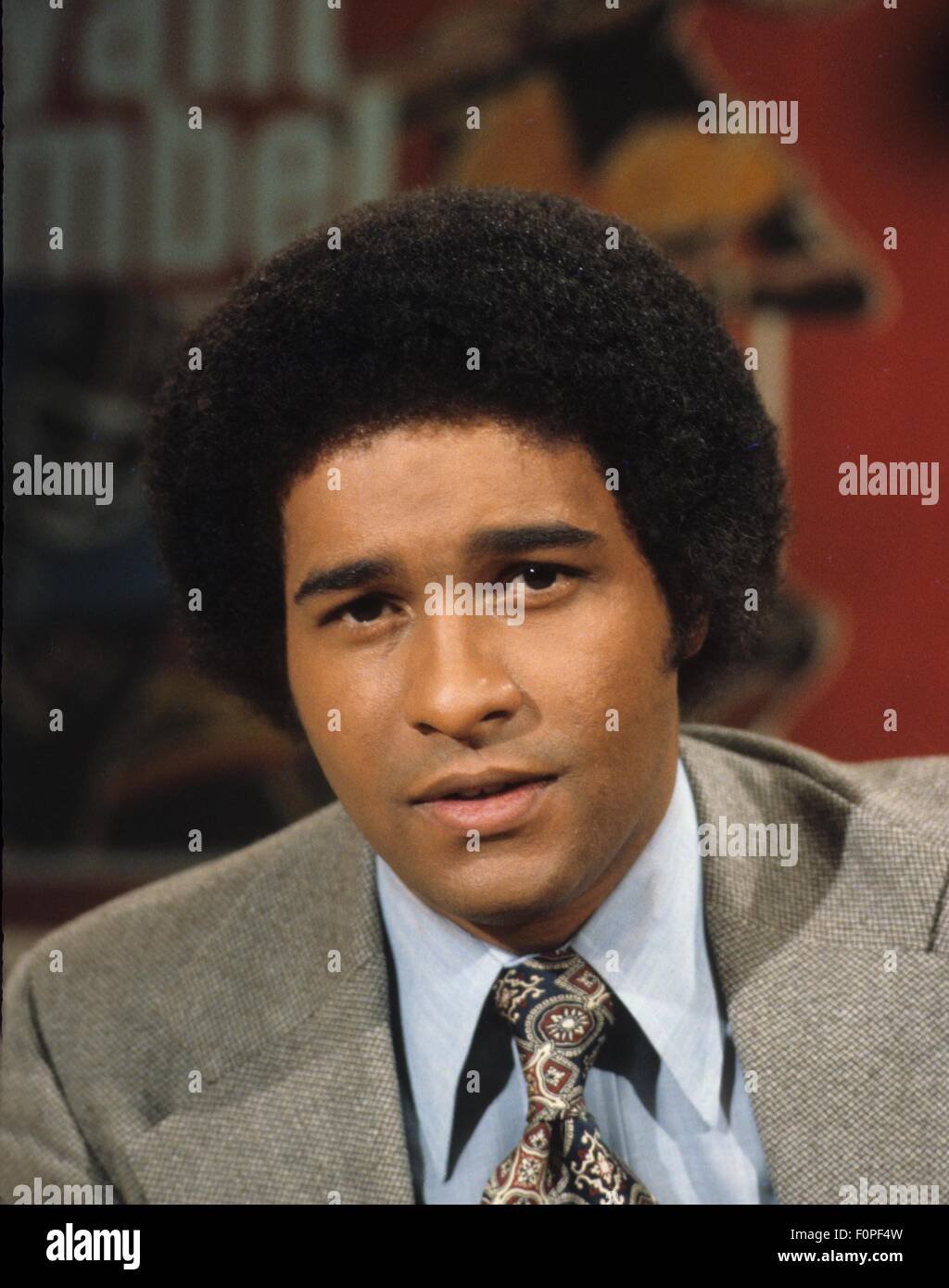 BRYANT GUMBEL 1977.g3921. © Tom Trower/monde/Photos/Zuma Zuma sur le fil conducteur/Alamy Live News Banque D'Images