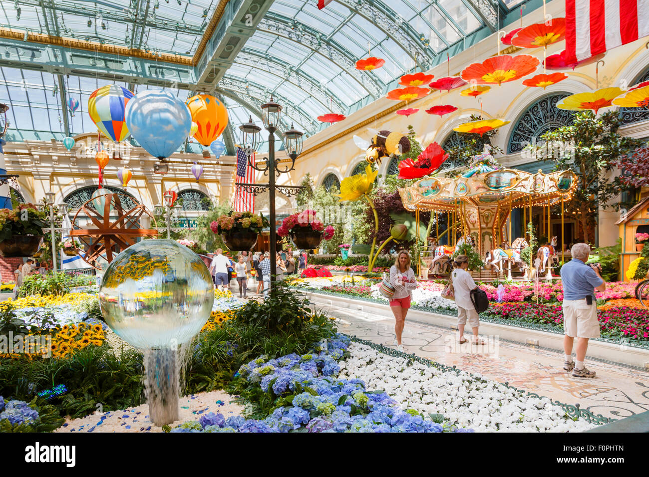 Conservatoire et Jardin botanique du Bellagio, Las Vegas Banque D'Images