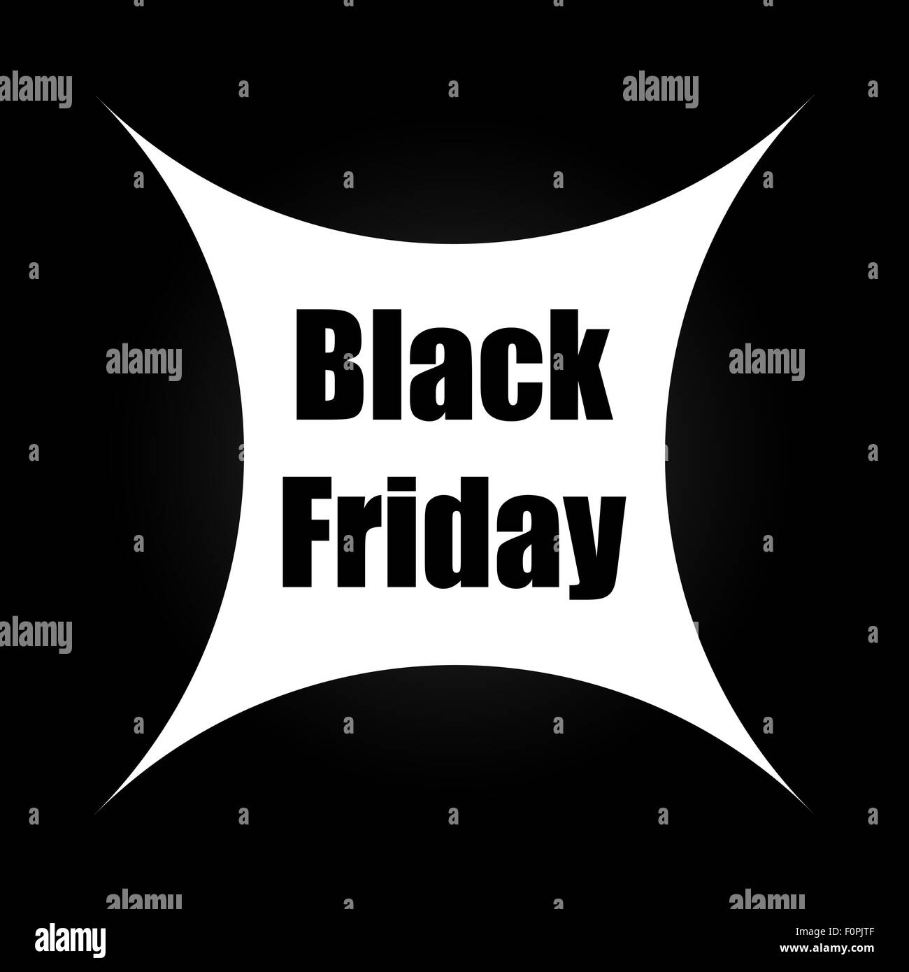 Le black friday banner Banque D'Images