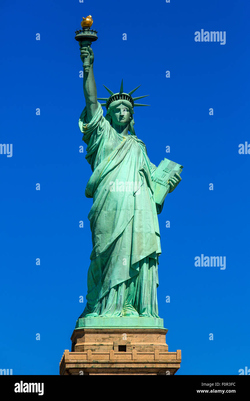 La ville de New York, Statue de la Liberté Banque D'Images