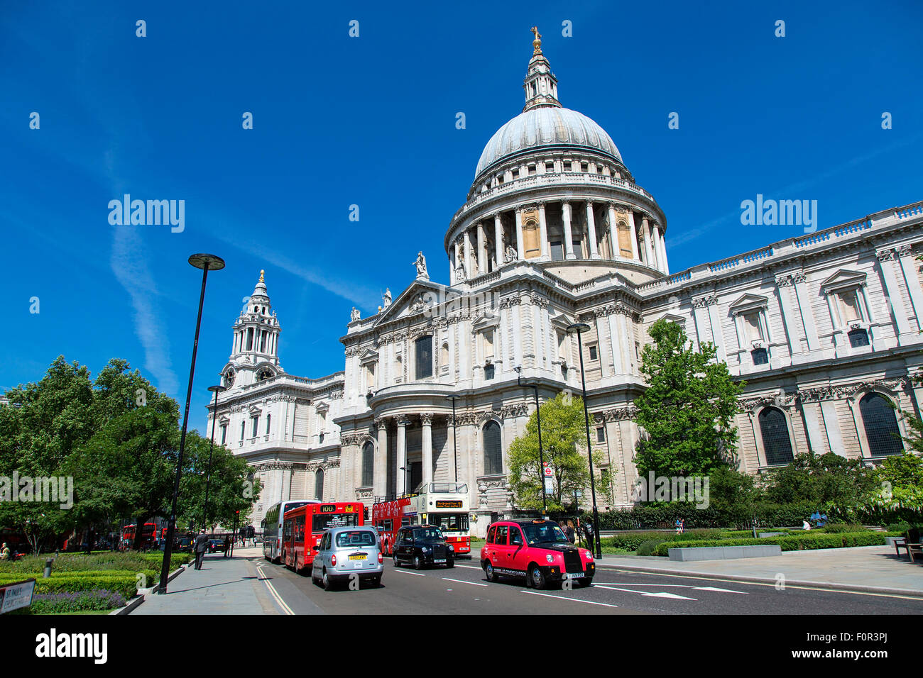 L'Angleterre, Londres, la Cathédrale St Paul Banque D'Images