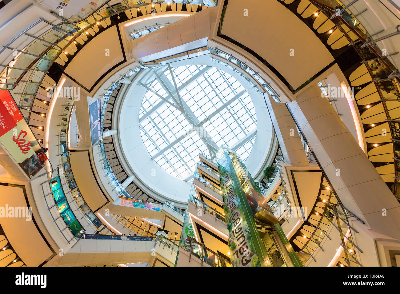 Thaïlande, Bangkok, Ocean World shopping mall Banque D'Images