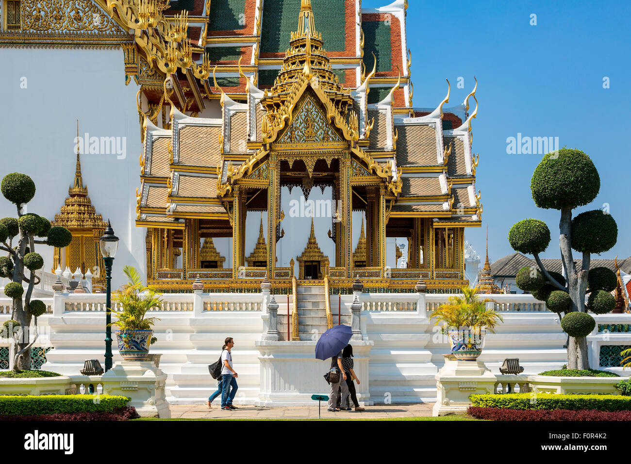 Thaïlande, Bangkok, le Grand Palais Banque D'Images