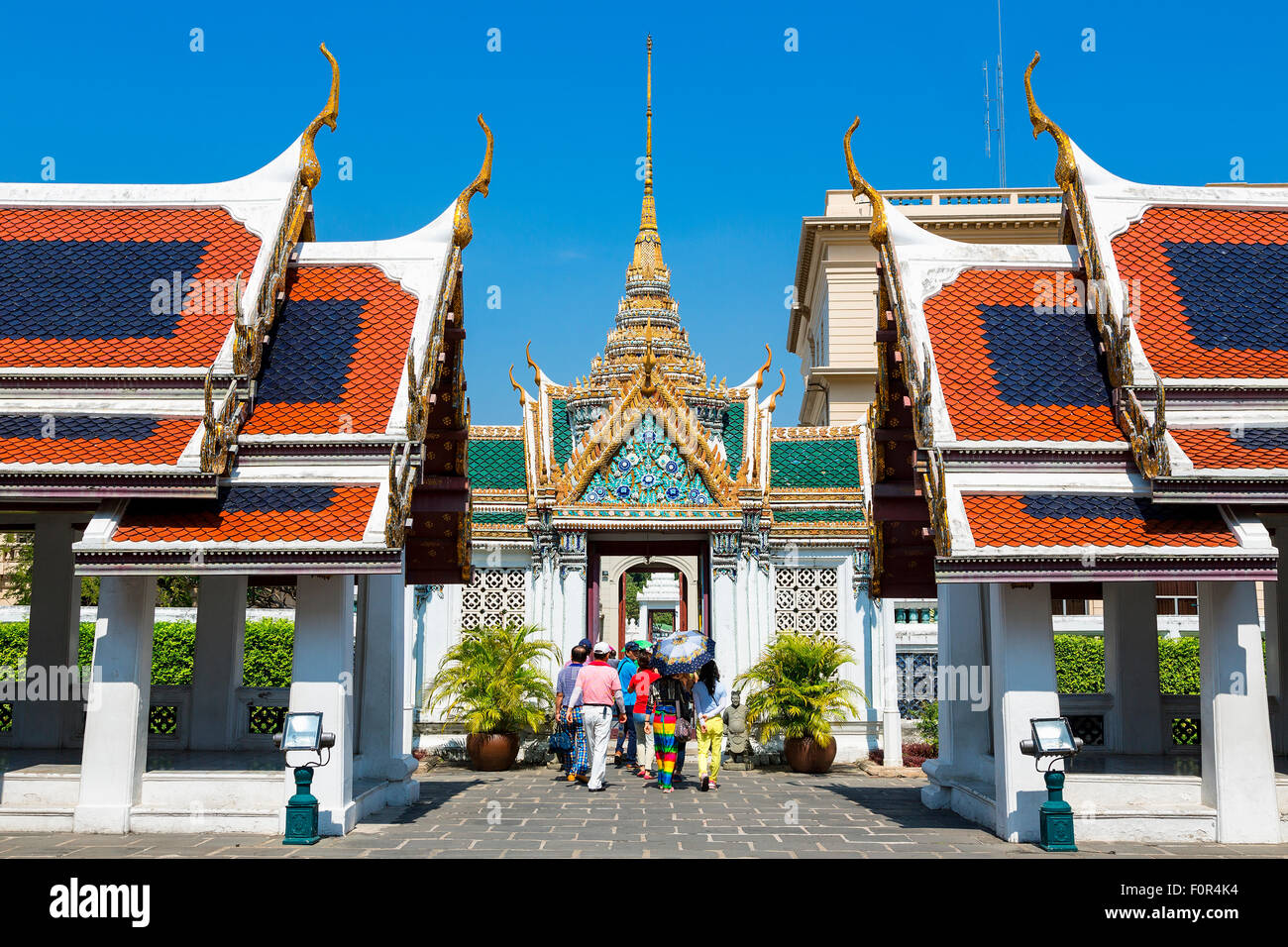 Thaïlande, Bangkok, le Grand Palais Banque D'Images