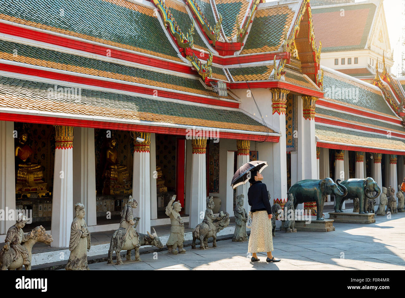 Thaïlande, Bangkok, Wat Arun Banque D'Images