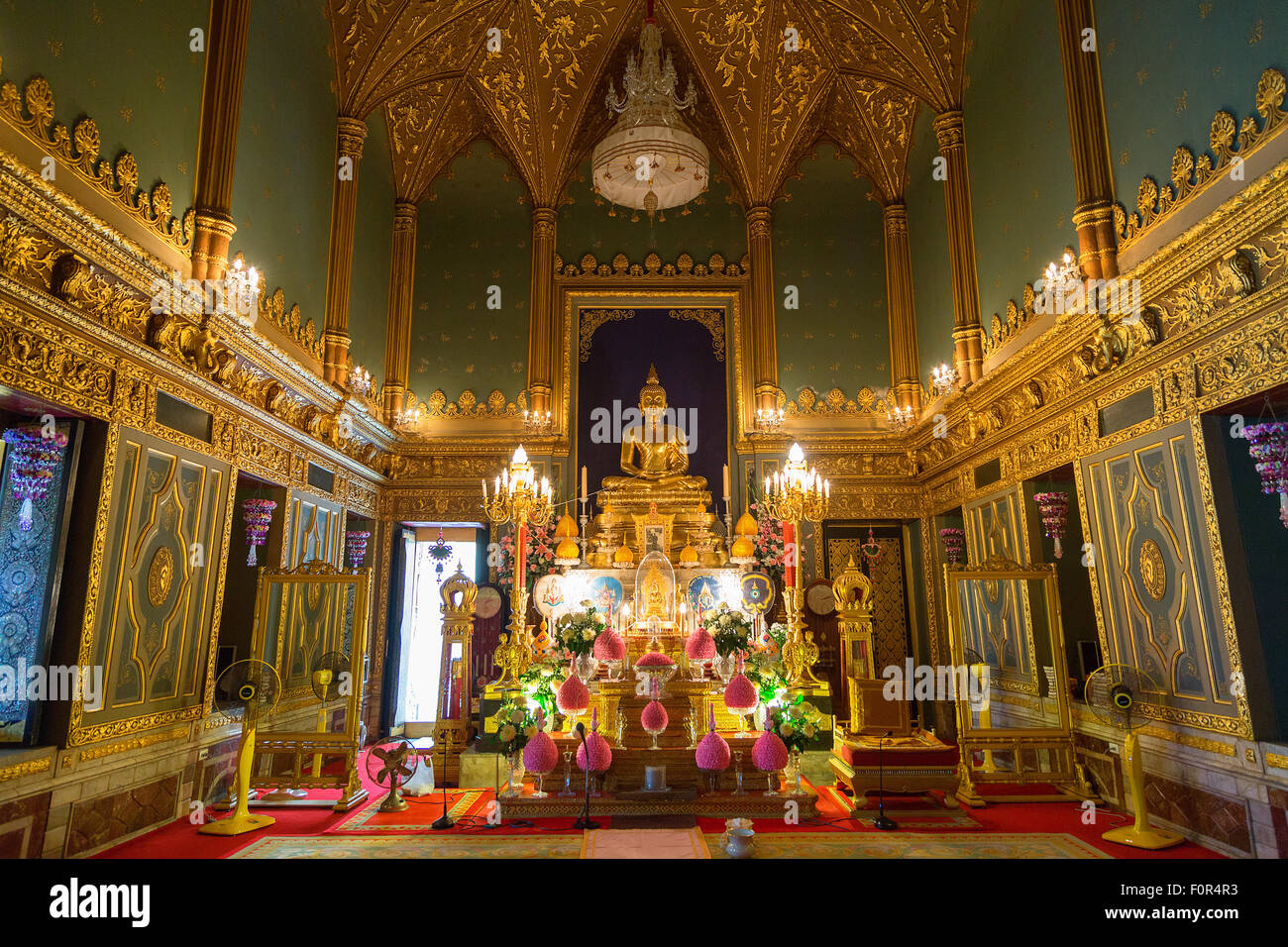 Thaïlande, Bangkok, Wat Ratchabophit Banque D'Images