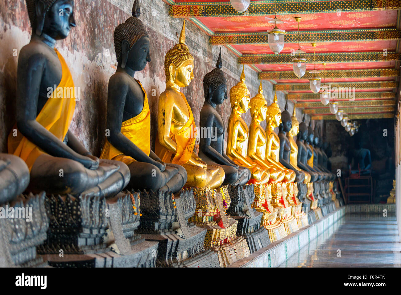 Wat Suthat datant de la première moitié du 19ème siècle, Bangkok, Thaïlande, Asie du Sud-Est, Asie Banque D'Images