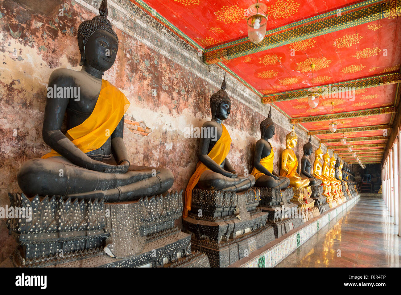 Wat Suthat datant de la première moitié du 19ème siècle, Bangkok, Thaïlande, Asie du Sud-Est, Asie Banque D'Images