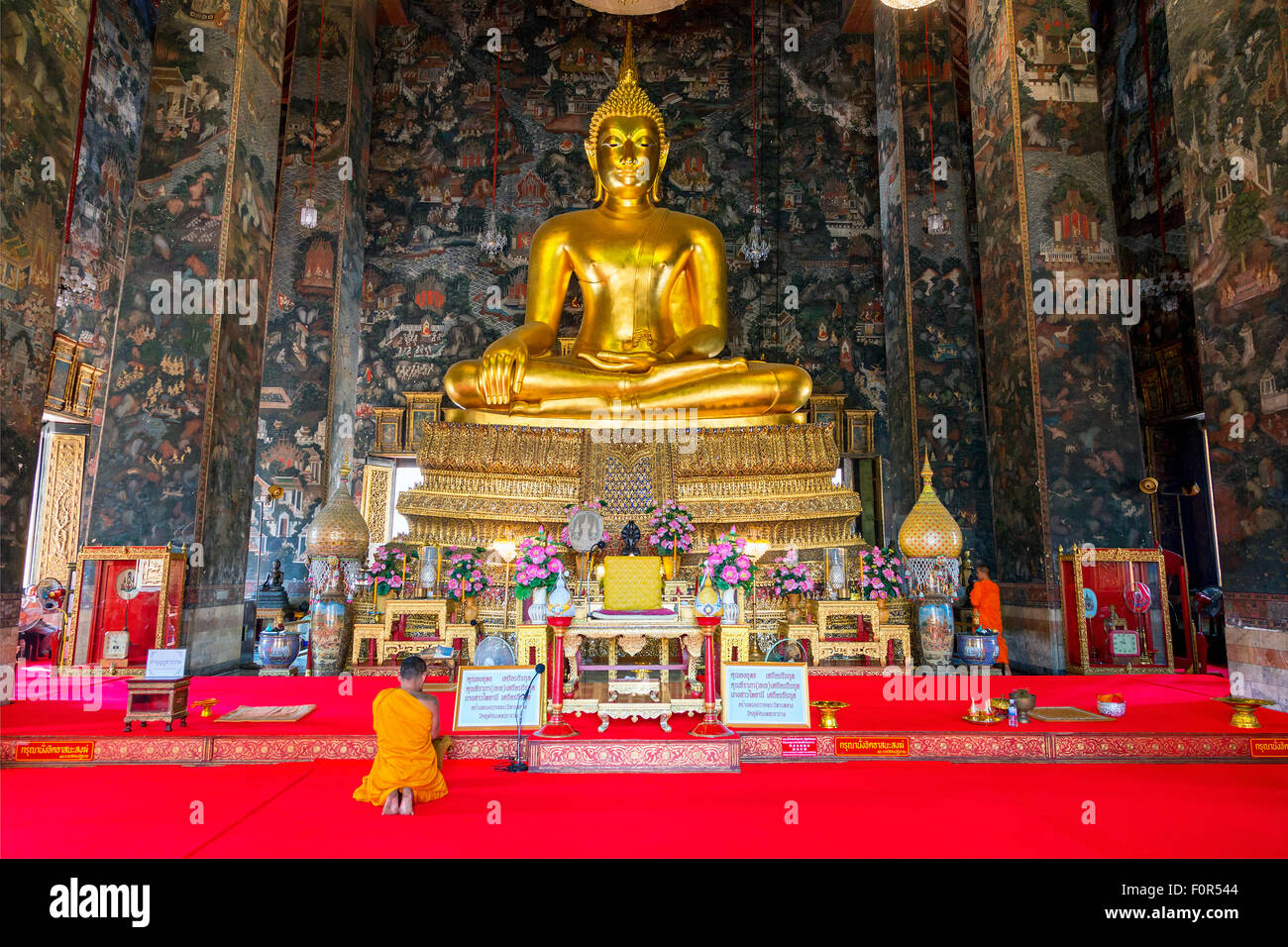 Wat Suthat datant de la première moitié du 19ème siècle, Bangkok, Thaïlande, Asie du Sud-Est, Asie Banque D'Images
