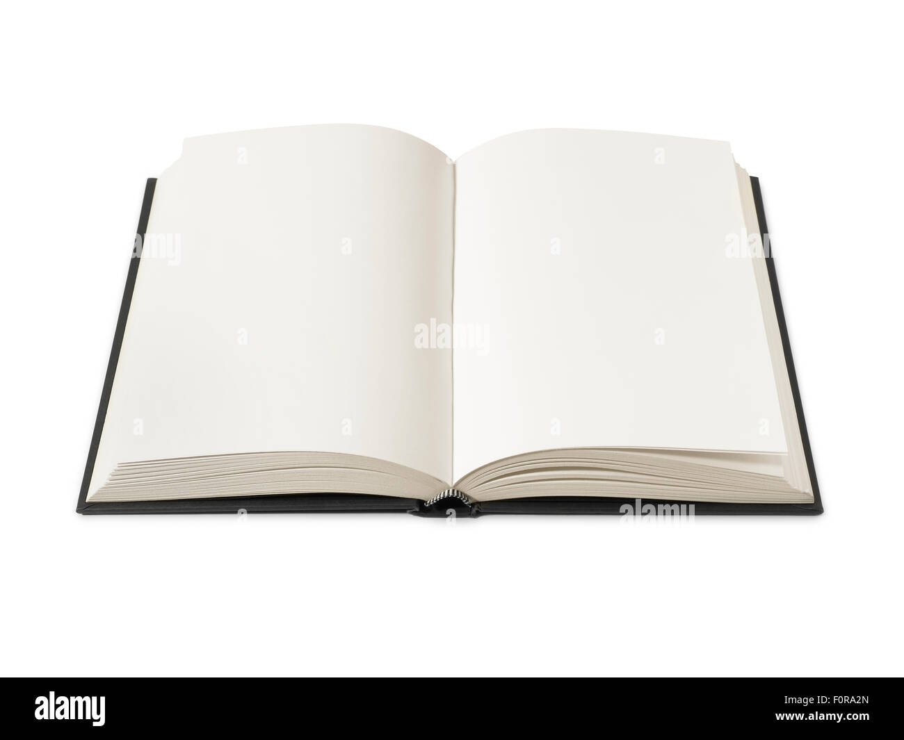 Livre ouvert d'isolated on white with clipping path Banque D'Images
