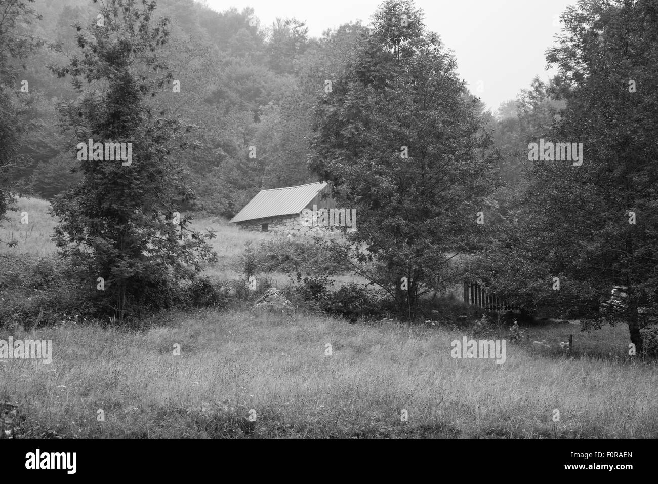 Old Mountain house photos en France , Pyrénées Banque D'Images