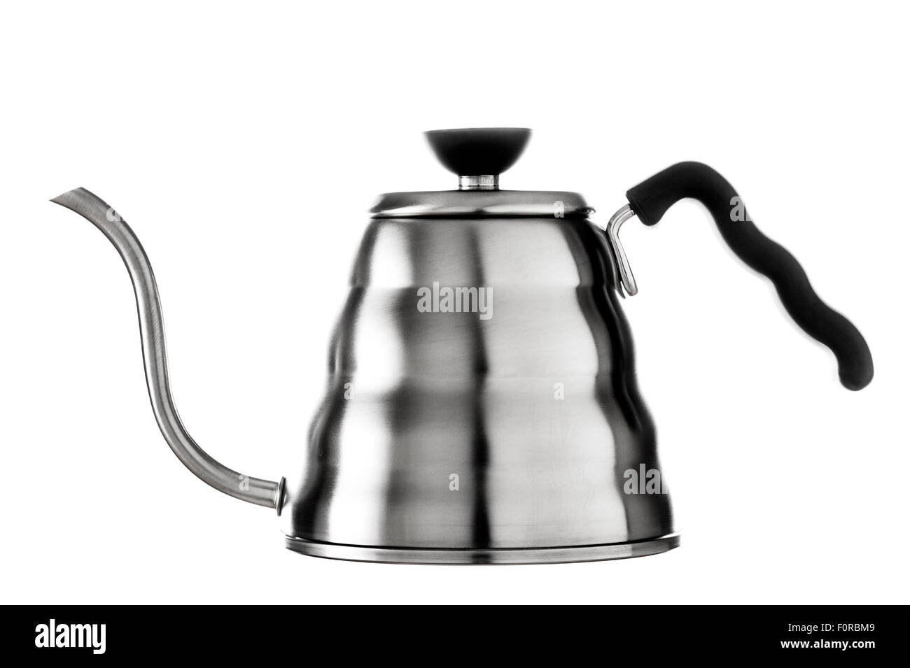 Égouttoir en aluminium Hario bouilloire pour café Banque D'Images