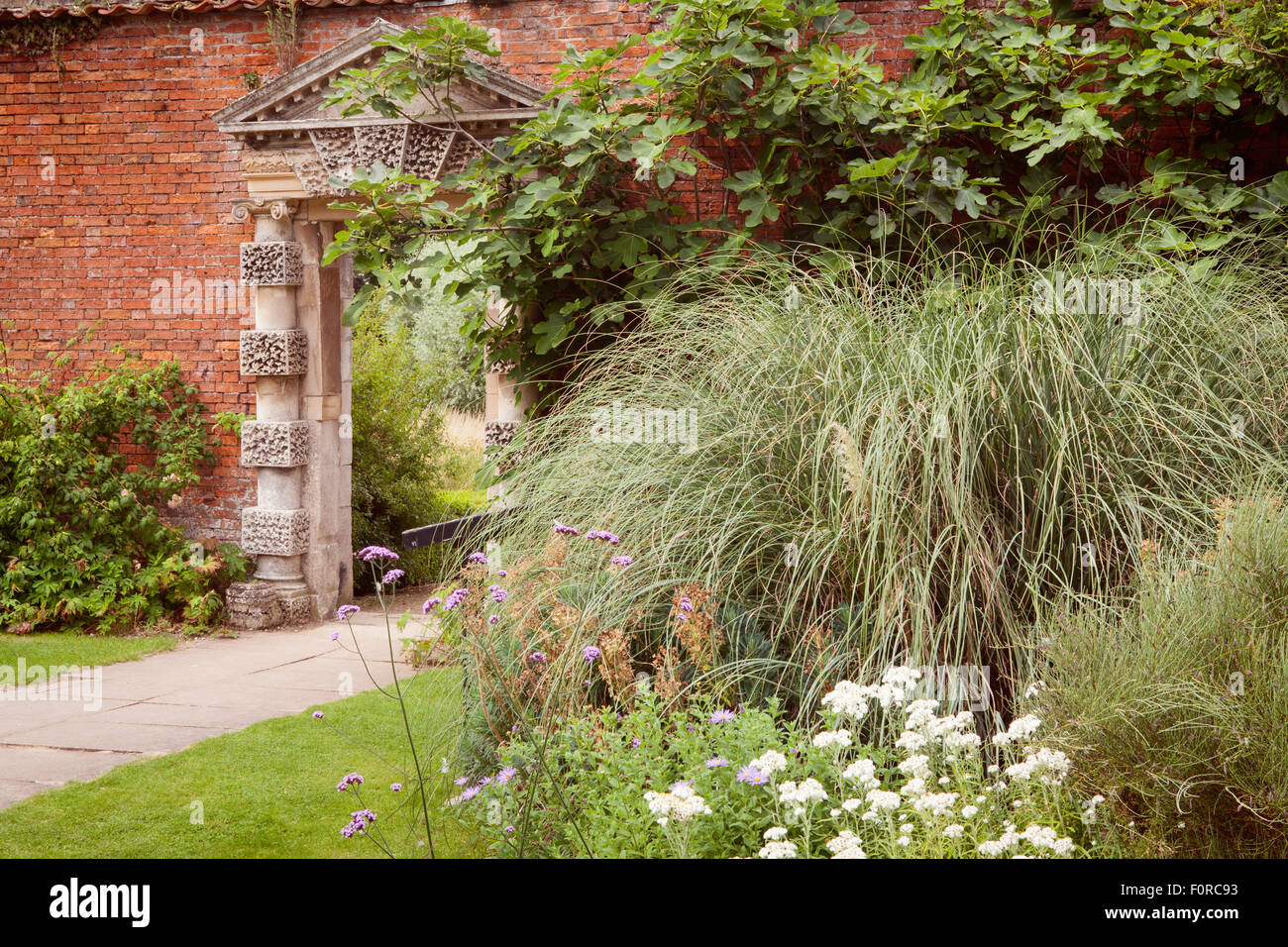 Hall Gardens et Elsham Country Park. Elsham, Nord du Lincolnshire, au Royaume-Uni. L'été, août 2015. Banque D'Images