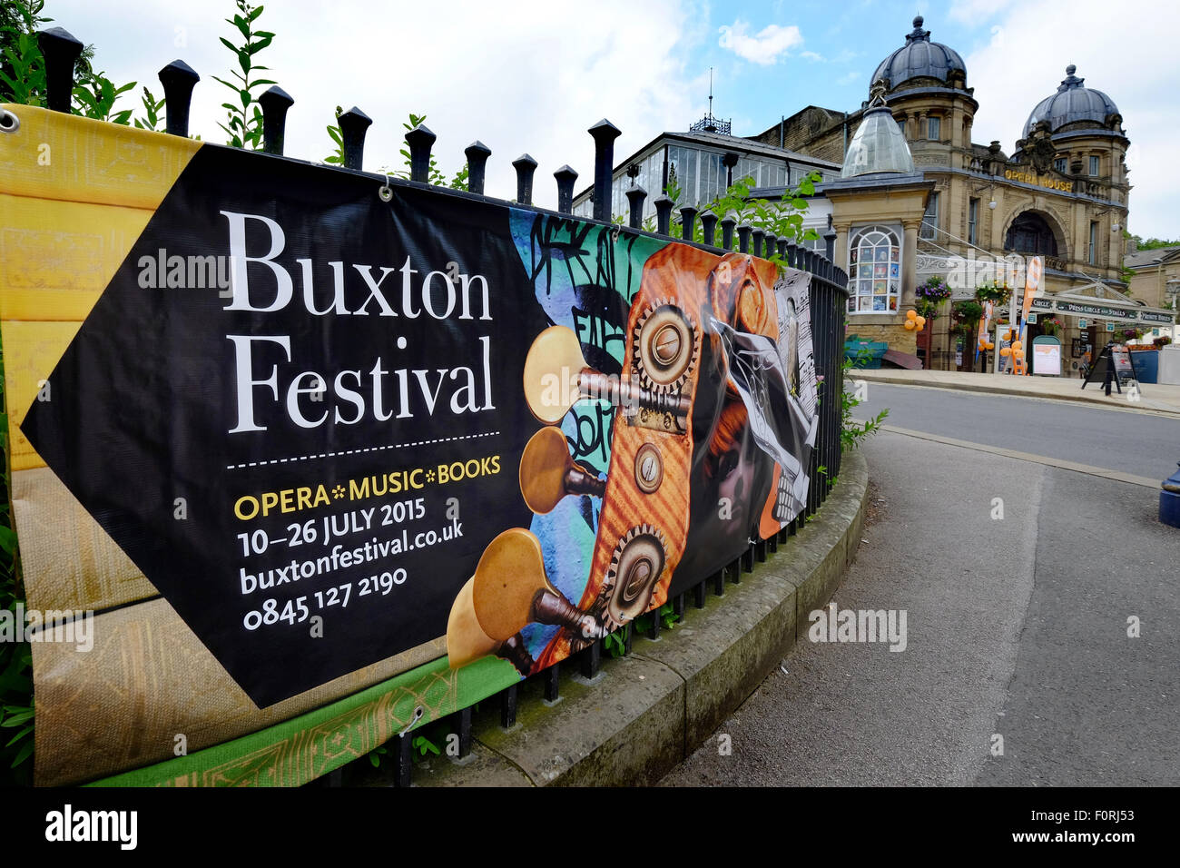 Au cours de l'Opéra de Buxton Fringe festival annuel Banque D'Images