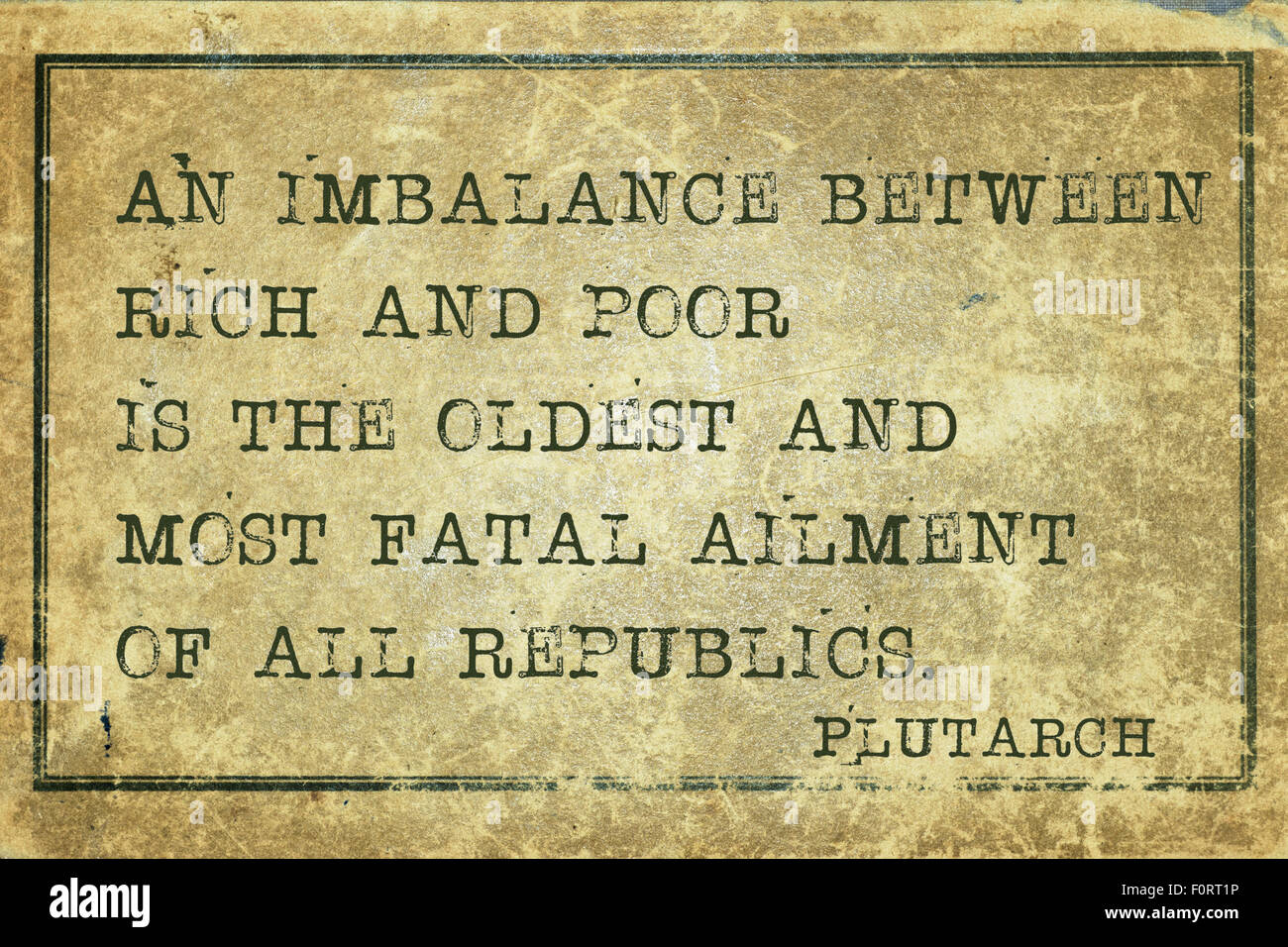 Un Desequilibre Entre Riches Et Pauvres Philosophe Grec Plutarque Cite Imprime Sur Carton Vintage Grunge Photo Stock Alamy Un Desequilibre Entre Riches Et Pauvres Philosophe Grec Plutarque Cite Imprime Sur Carton Vintage Grunge Photo Stock Alamy